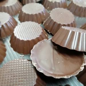 Mix Pack of 6 Eric's Peanut Butter Cups / Milk and Dark Chocolate - Free Shipping